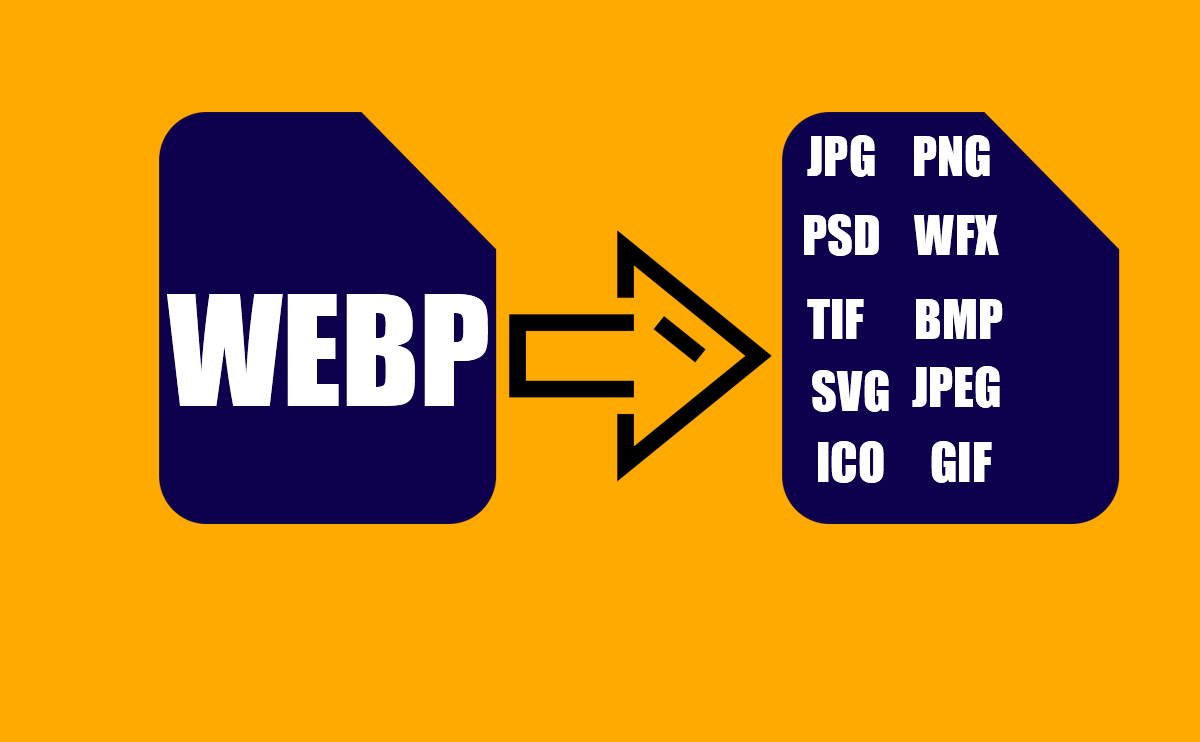 تبدیل فرمت WEBP به سایر فرمت ها